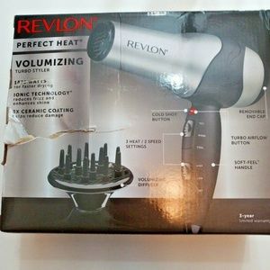 Revlon Other - Revlon Perfect Heat 1875W Ionic 3x Ceramic Turbo Revlon Other - Revlon Perfect Heat 1875W Ionic 3x Ceramic Turbo